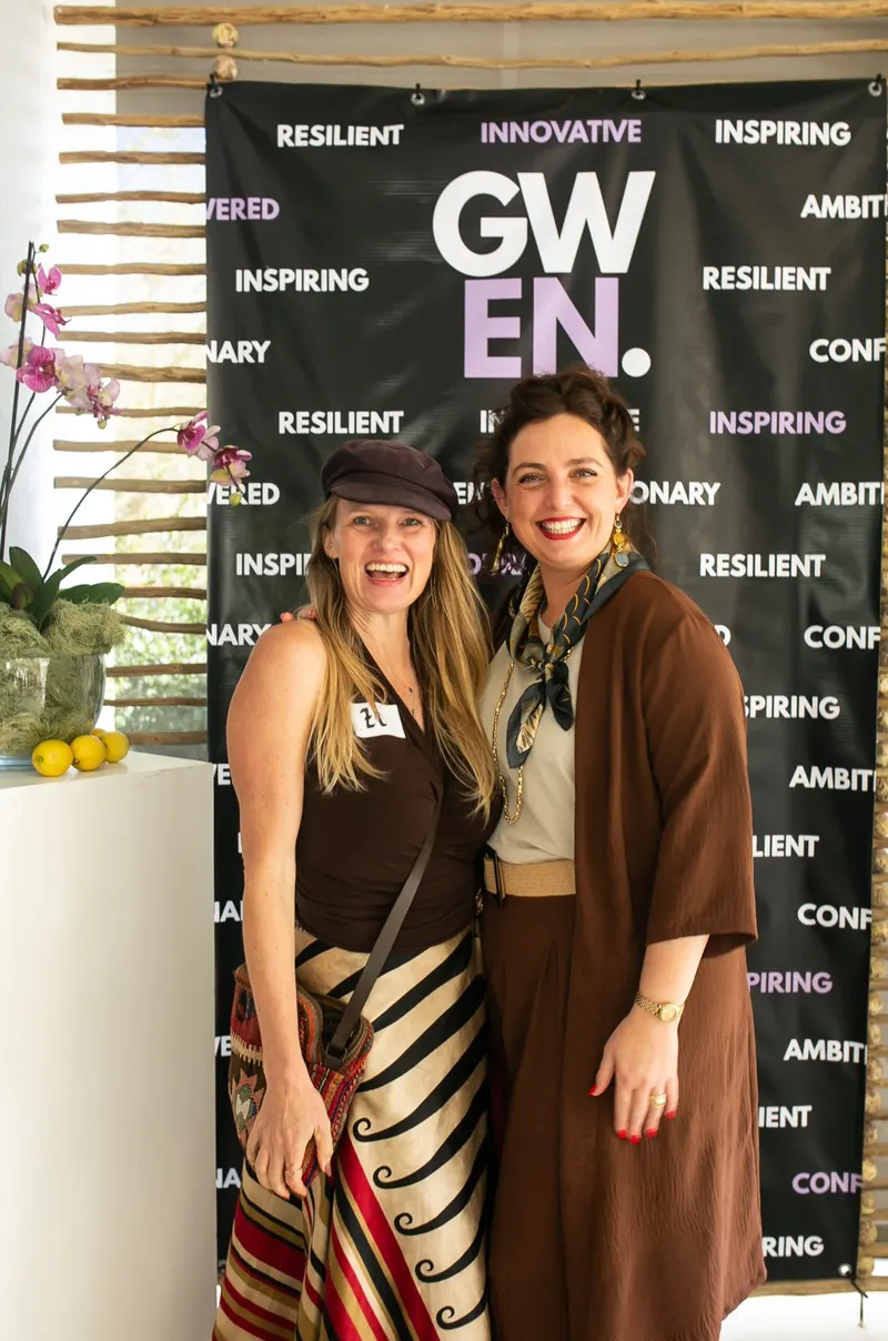 Two members at the GWEN board, August 2025