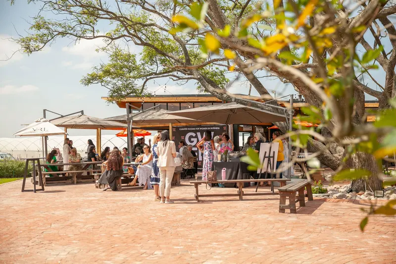 The venue in George under a big tree, February 2026
